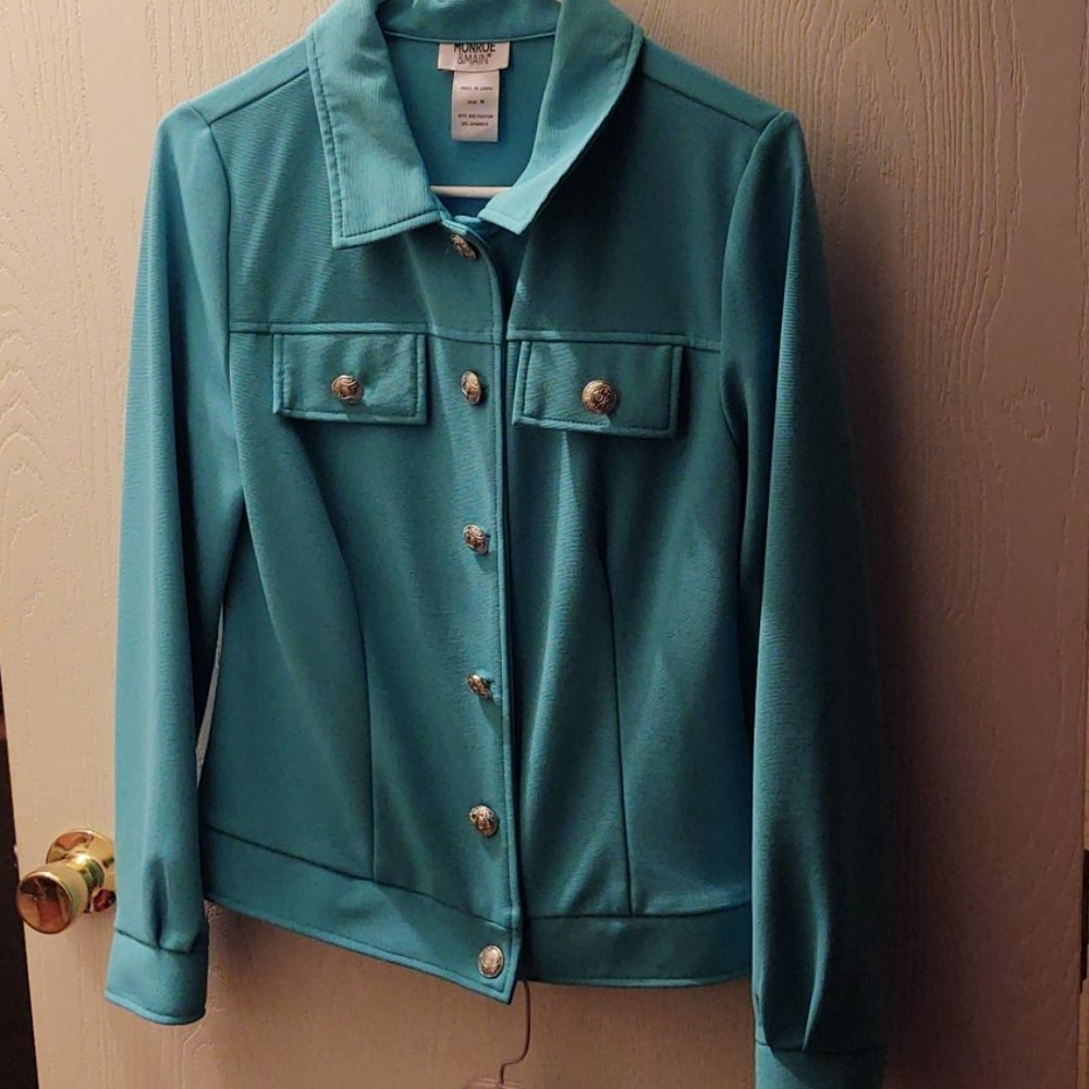 Monroe & Main waist length jacket/mini skirt.